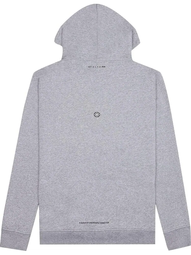Худи 1017 ALYX 9SM Hoodie 'Grey Melange' — изображение 2 из 2, серый