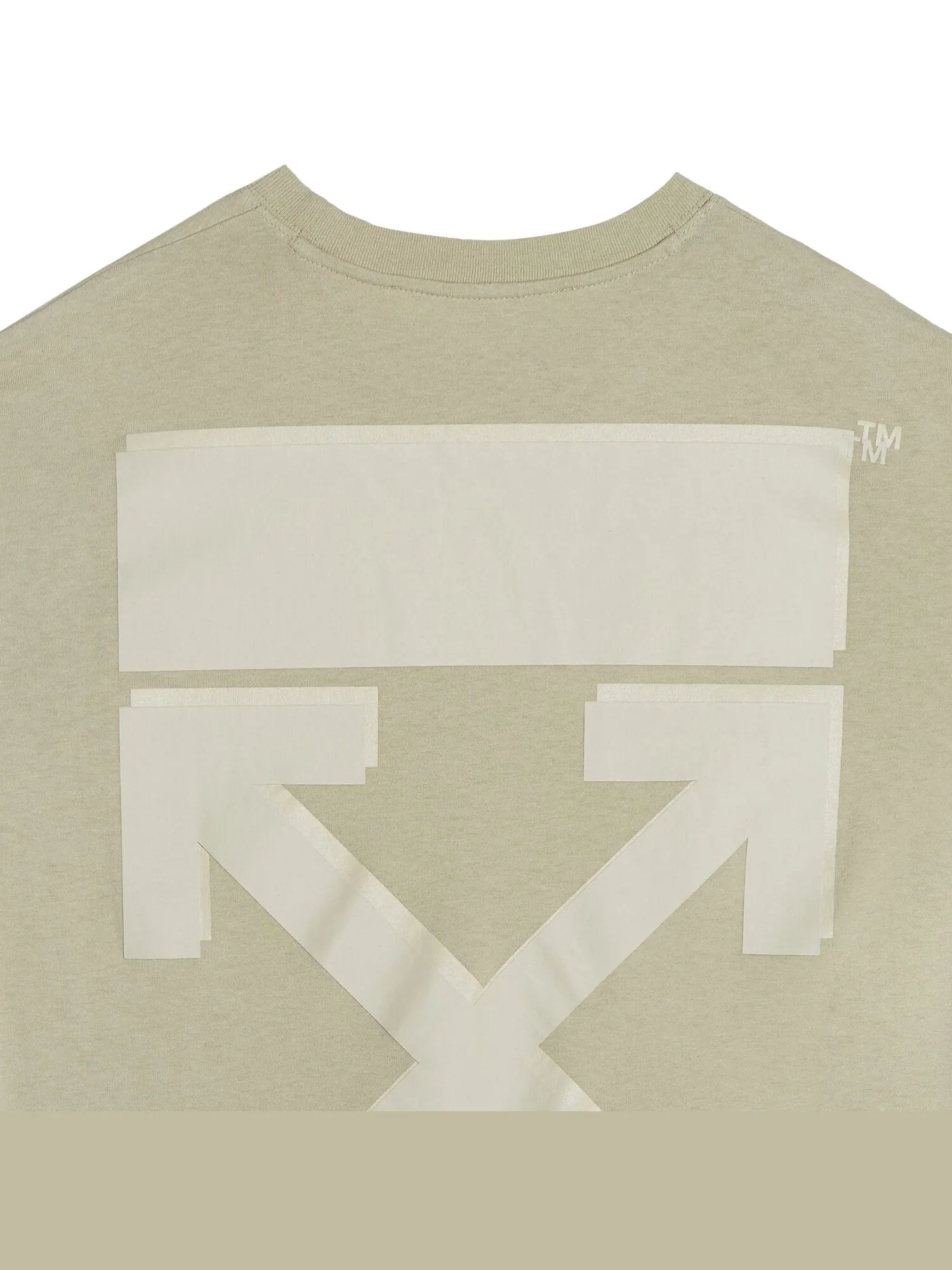 Off-White Футболка с короткими рукавами Rubber Arrow, Abbey — изображение 2 из 2, бежевый