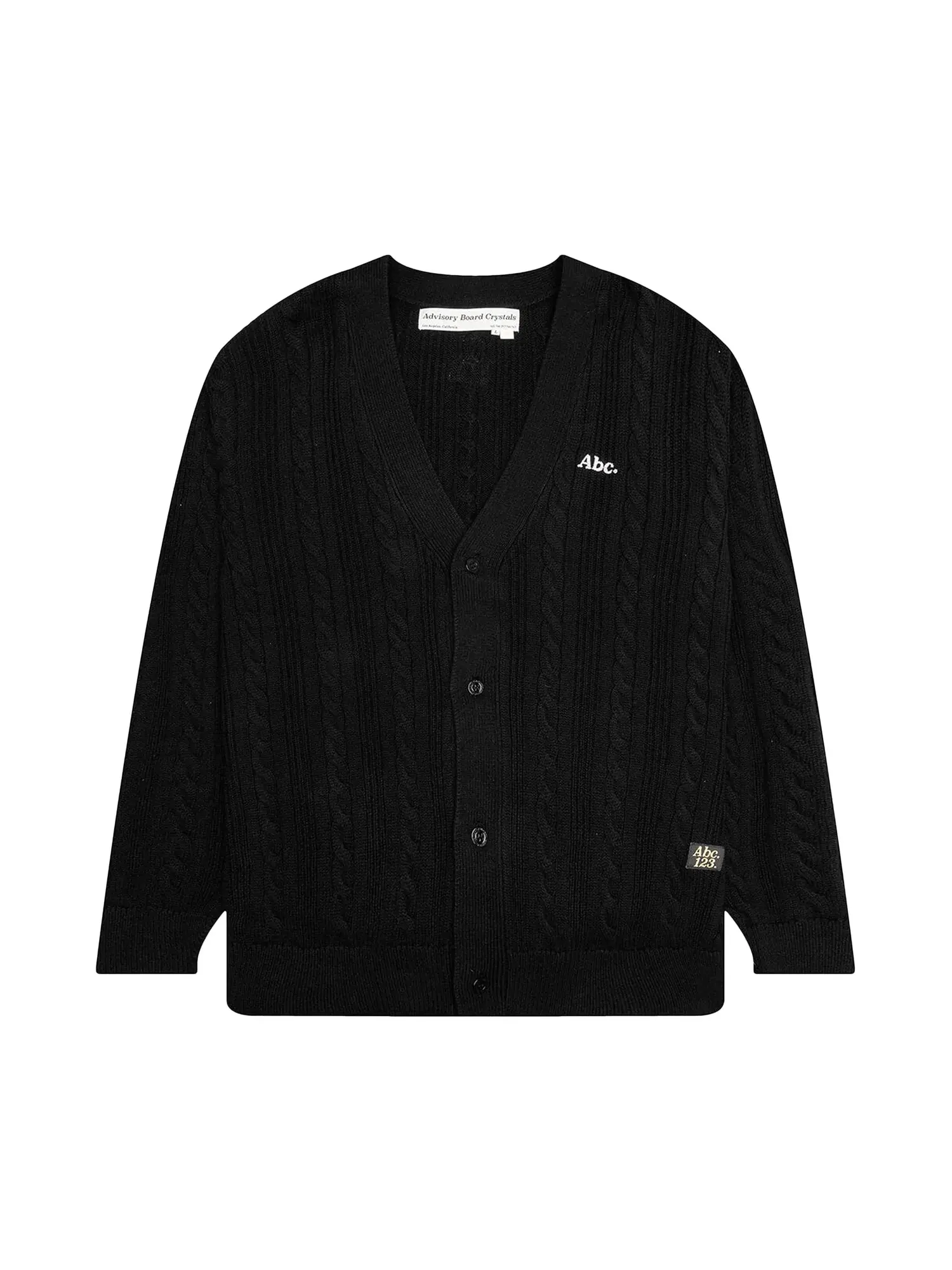 Кардиган Advisory Board Crystals Cableknit — черный