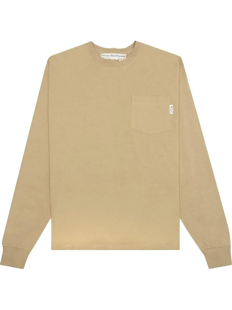 Лонгслив Advisory Board Crystals Long-Sleeve Pocket Tee 'Topaz' — изображение 1 из 2, загар