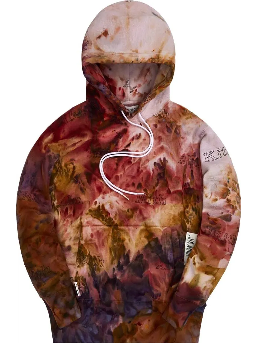 Худи Kith For Advisory Board Crystals Hoodie 'Desert Dye' — изображение 1 из 1, красный