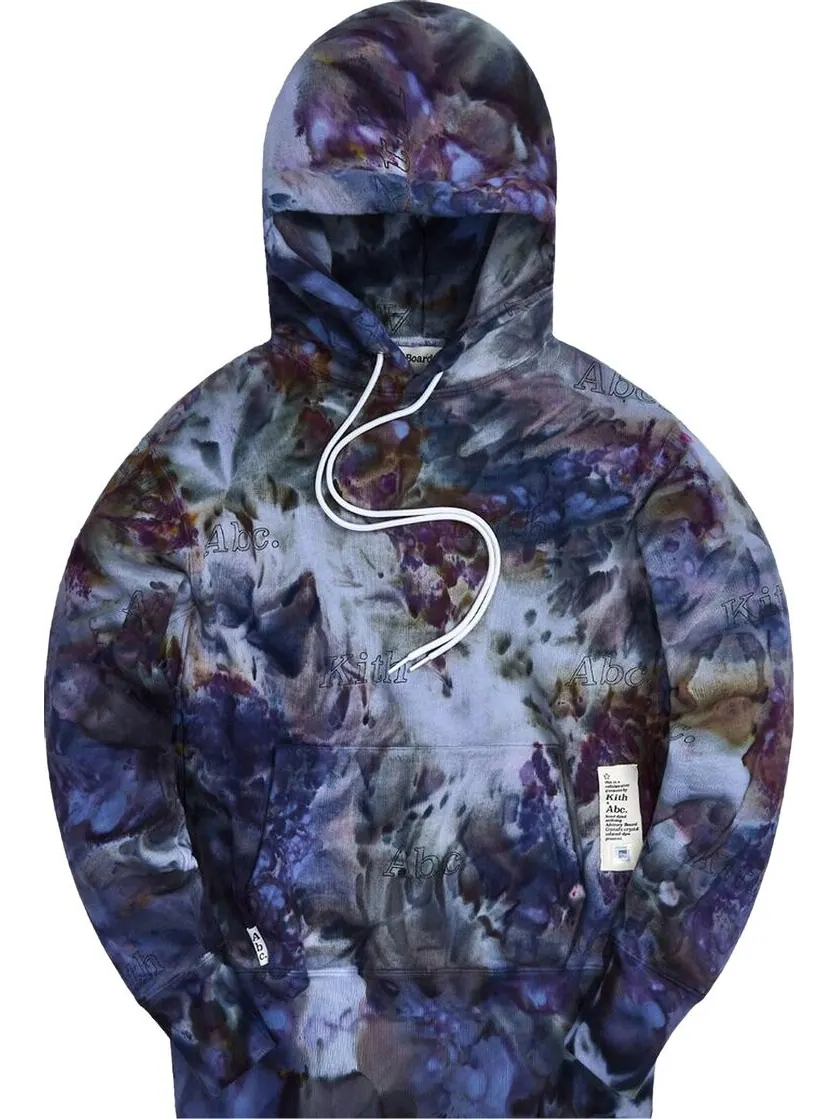 Худи Kith For Advisory Board Crystals Hoodie 'Storm Dye' — изображение 1 из 1, синий