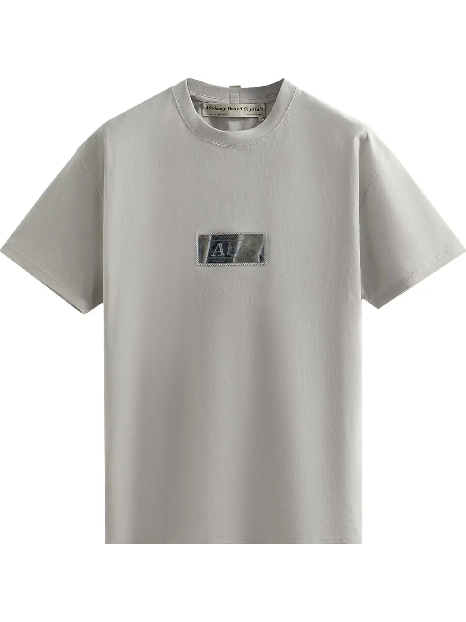 Футболка Kith For Advisory Board Crystals Hologram Classic Logo — изображение 1 из 2, серый