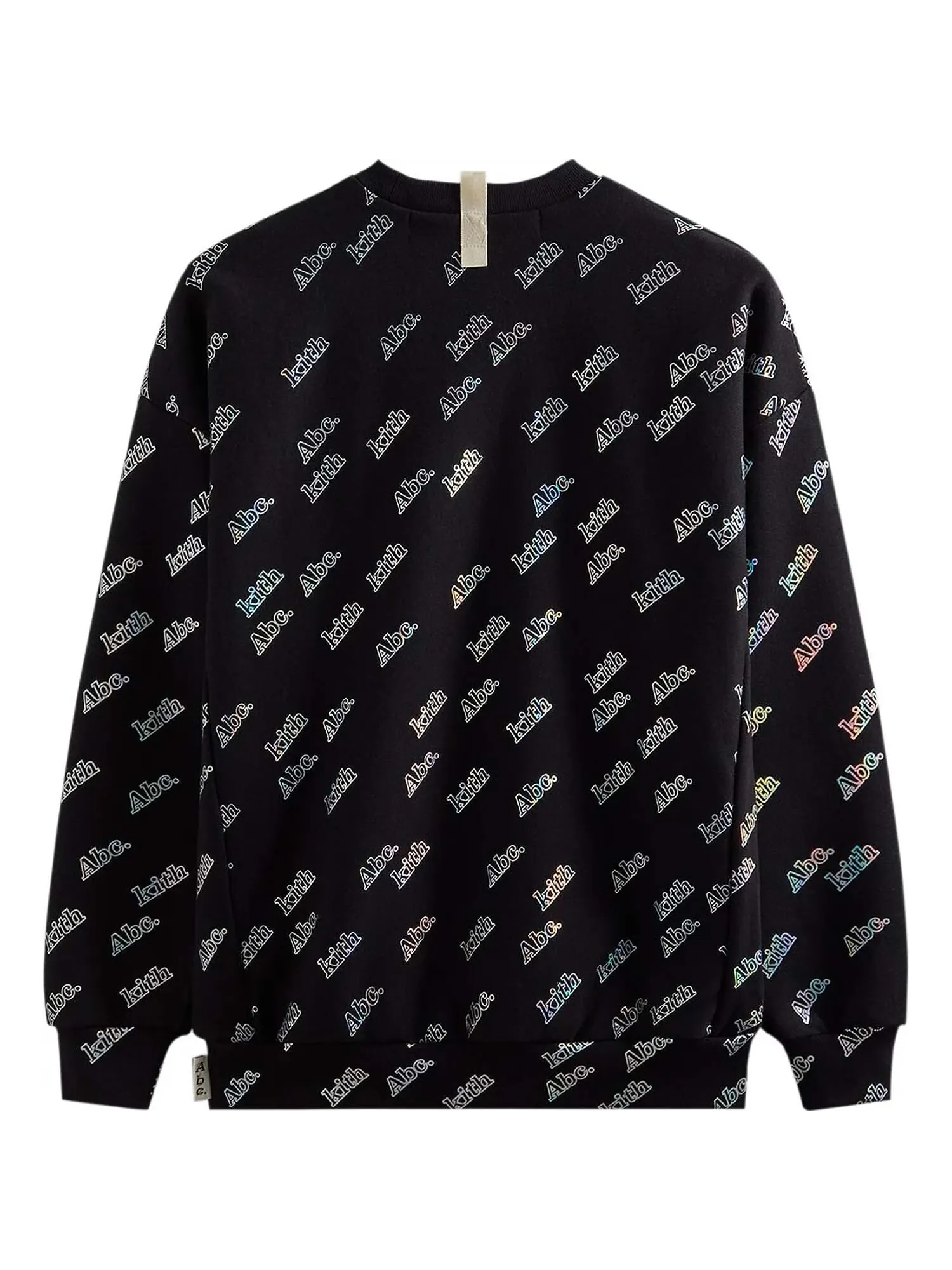 Свитшот Kith For Advisory Board Crystals Holographic Print Crewneck — изображение 2 из 2, черный
