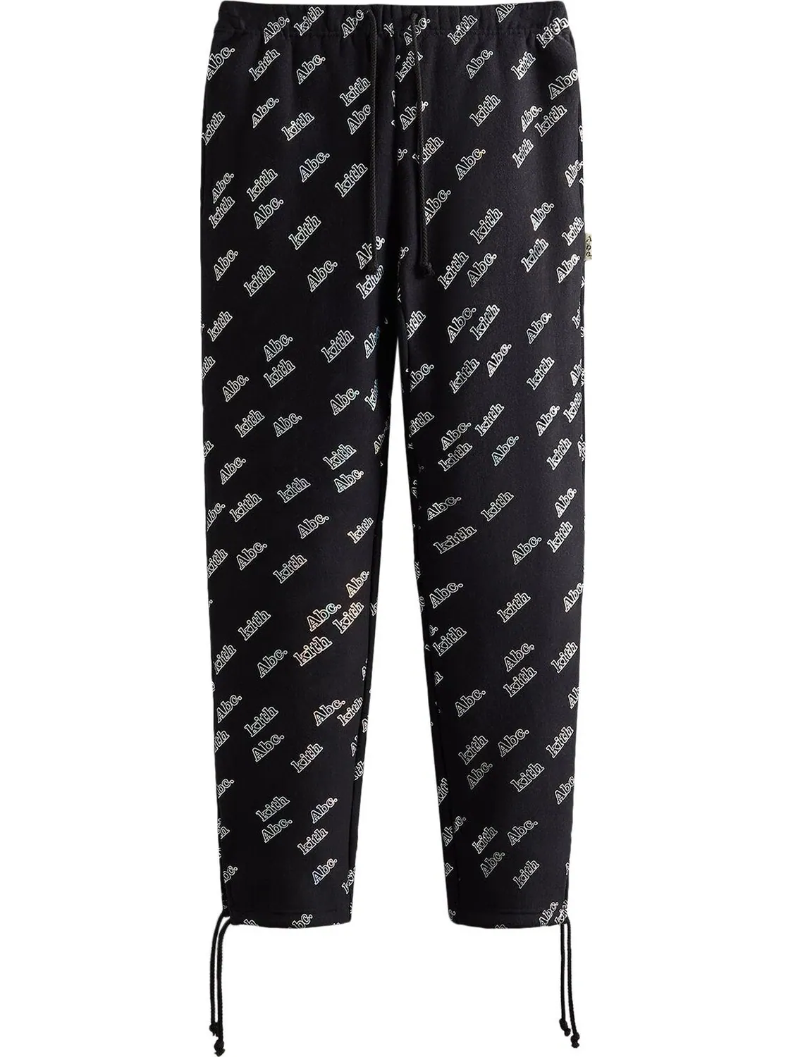 Спортивные брюки Kith For Advisory Board Crystals Holographic Print Sweatpant 'Black' — изображение 1 из 2, черный