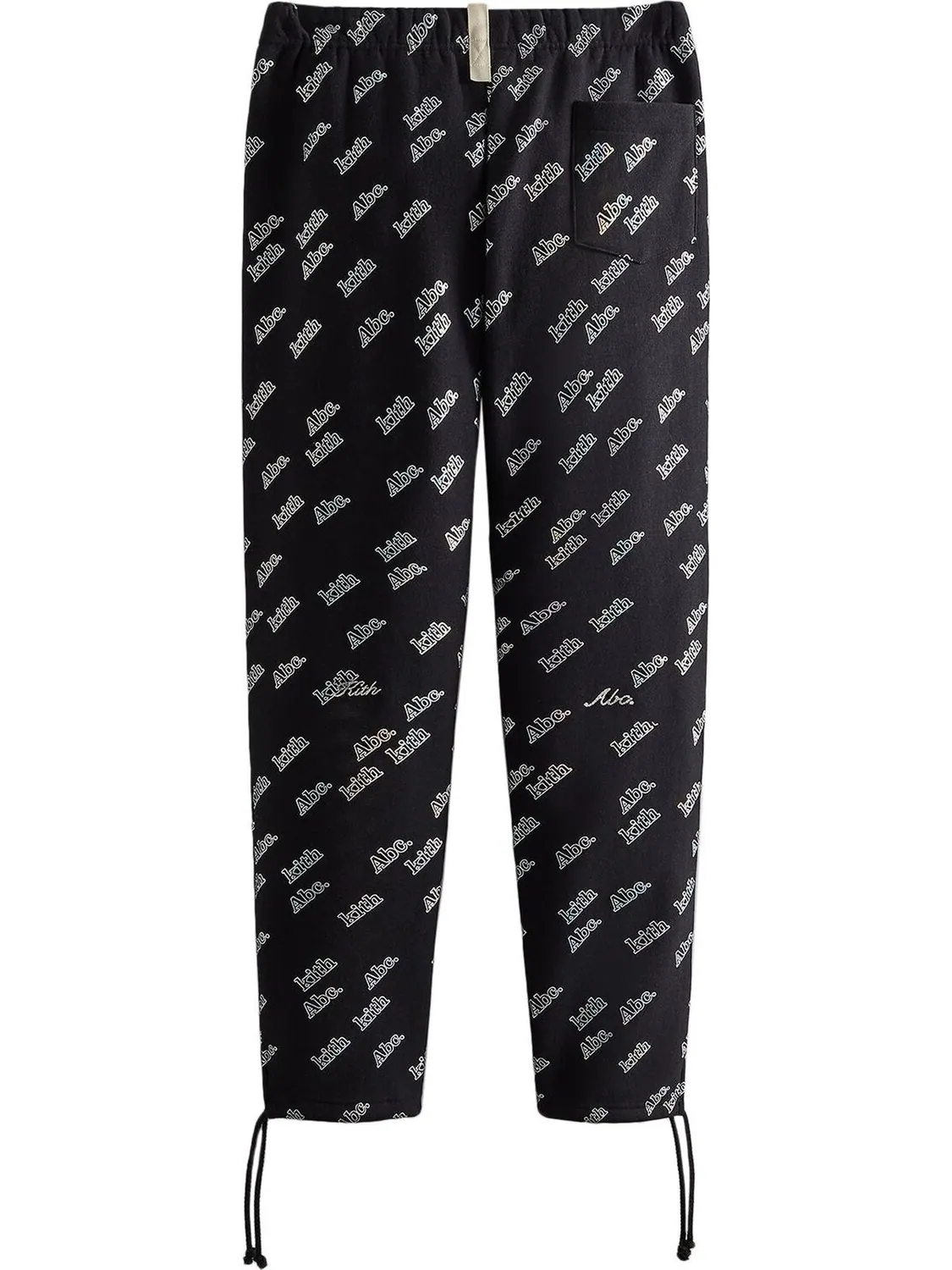 Спортивные брюки Kith For Advisory Board Crystals Holographic Print Sweatpant 'Black' — изображение 2 из 2, черный