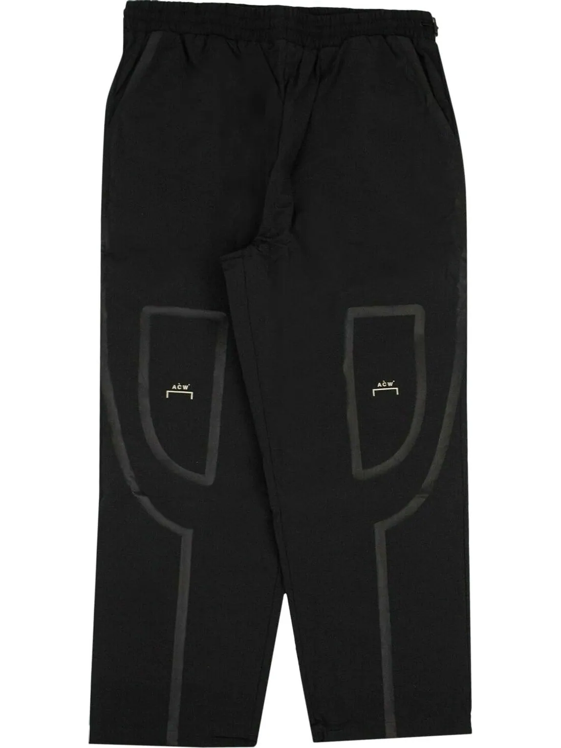 Брюки A-Cold-Wall* Bracket Taped Trackpants 'Black' — черный