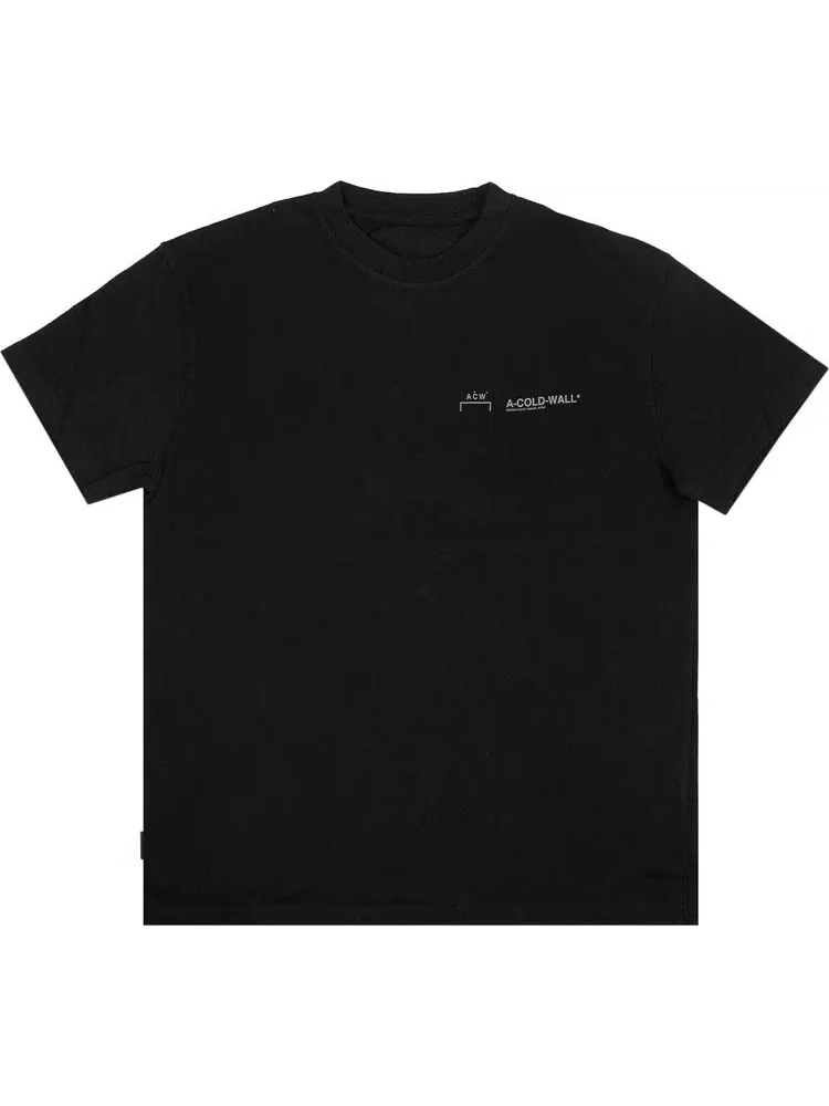Футболка A-Cold-Wall* ACW Logo T-Shirt 'Black' — черный
