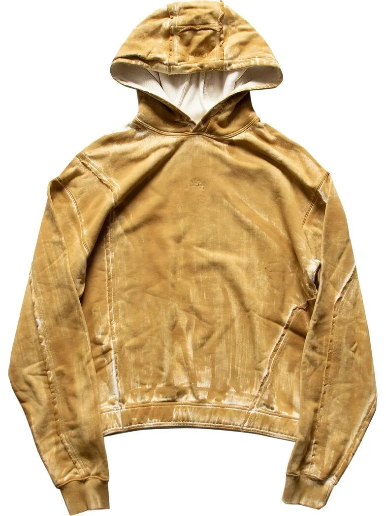 Толстовка A-Cold-Wall* Knitted Corrosion Hooded Sweatshirt 'Sulphur' — желтый
