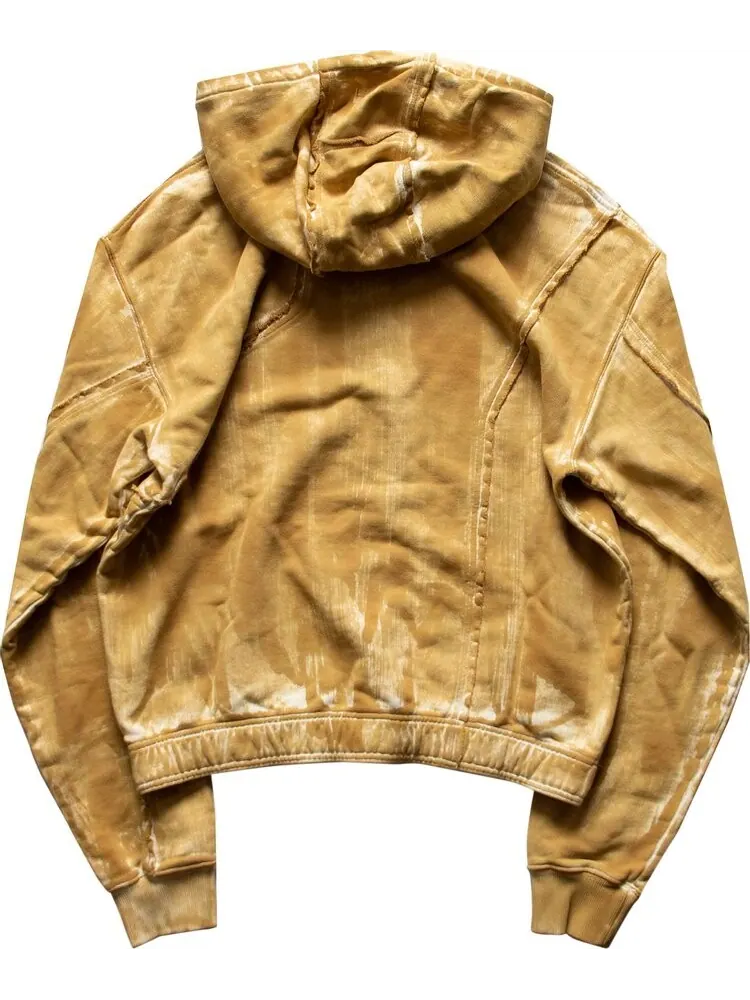 Толстовка A-Cold-Wall* Knitted Corrosion Hooded Sweatshirt 'Sulphur' — изображение 2 из 2, желтый