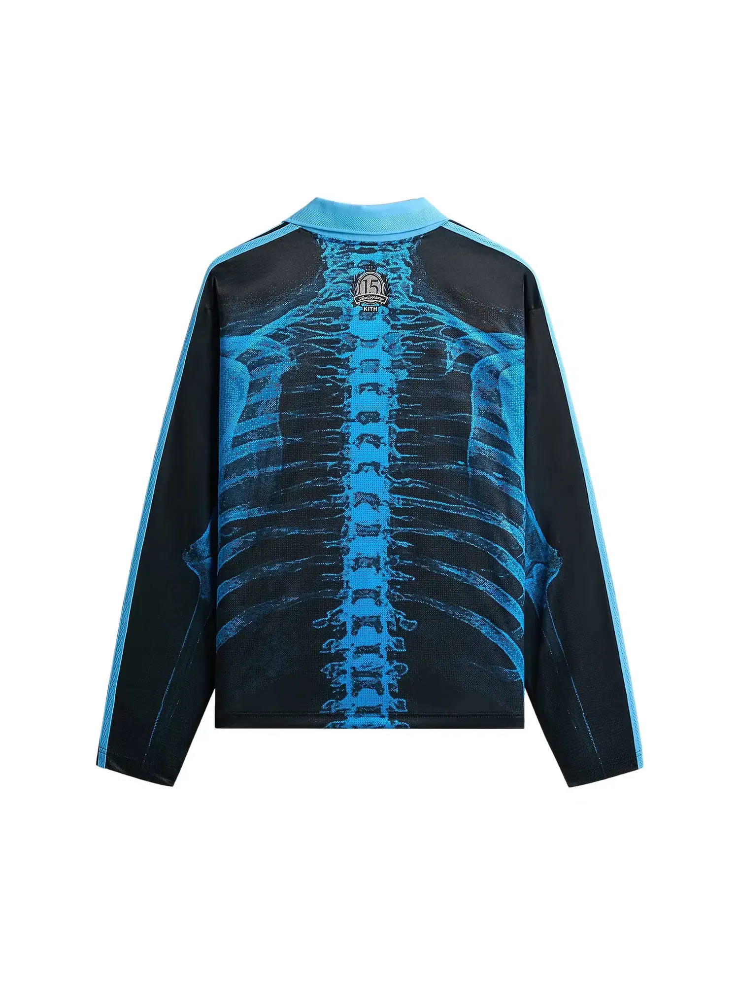 Футболка с длинным рукавом Kith x Messi для Adidas Skeleton Goalkeeper — изображение 2 из 2, черный/синий