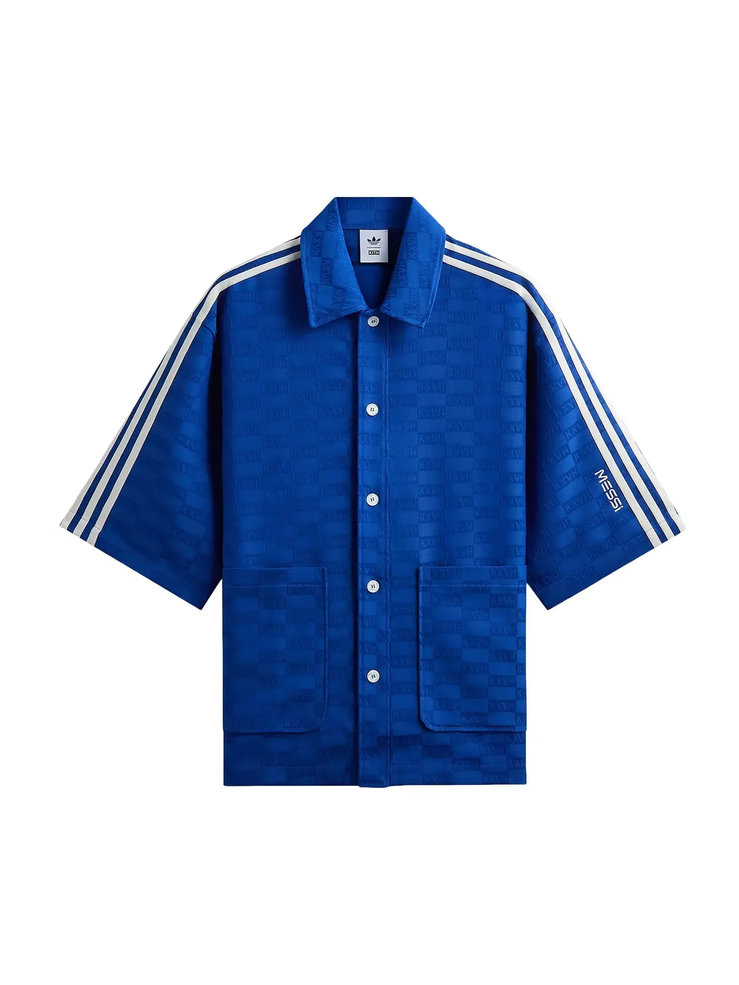 Рубашка Kith x Messi For Adidas Monogram — изображение 1 из 2, синий
