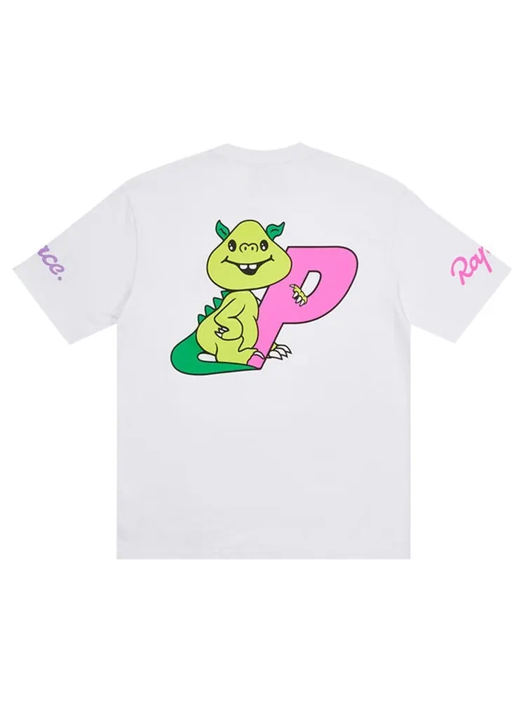Футболка Palace x Rapha EF Education First T-Shirt 'White' — изображение 2 из 2, белый