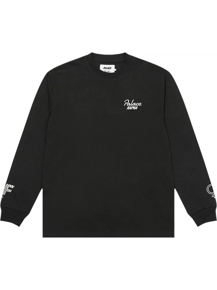 Футболка Palace x Rapha EF Education First Long-Sleeve T-Shirt 'Black'