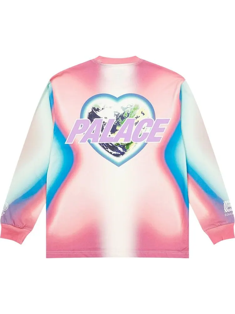 Футболка с длинным рукавом Palace x Rapha EF Education First 'Multicolor' — изображение 2 из 2, мульти