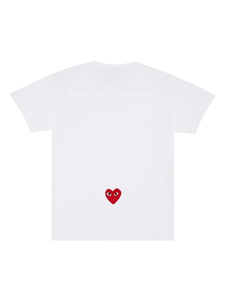 Футболка Nike Womens x Comme des Garçons PLAY T-Shirt White — изображение 2 из 2, белый