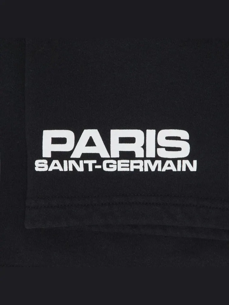 Шорты GOAT Exclusive Paris Saint-Germain Block Logo Sweatshorts 'Black' — изображение 3 из 3, черный