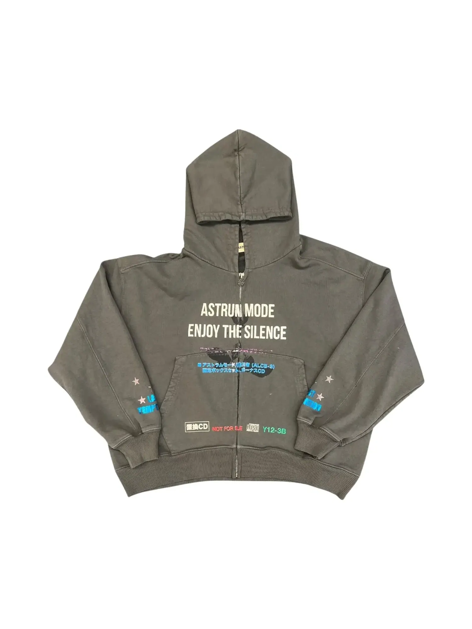 Толстовка на молнии Astrum Silence — черный
