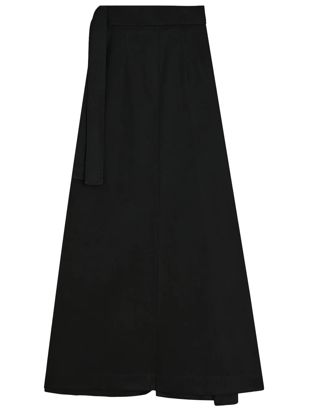 Юбка Phoebe Philo Long Pleated Wrap Skirt 'Black' — изображение 2 из 2, черный