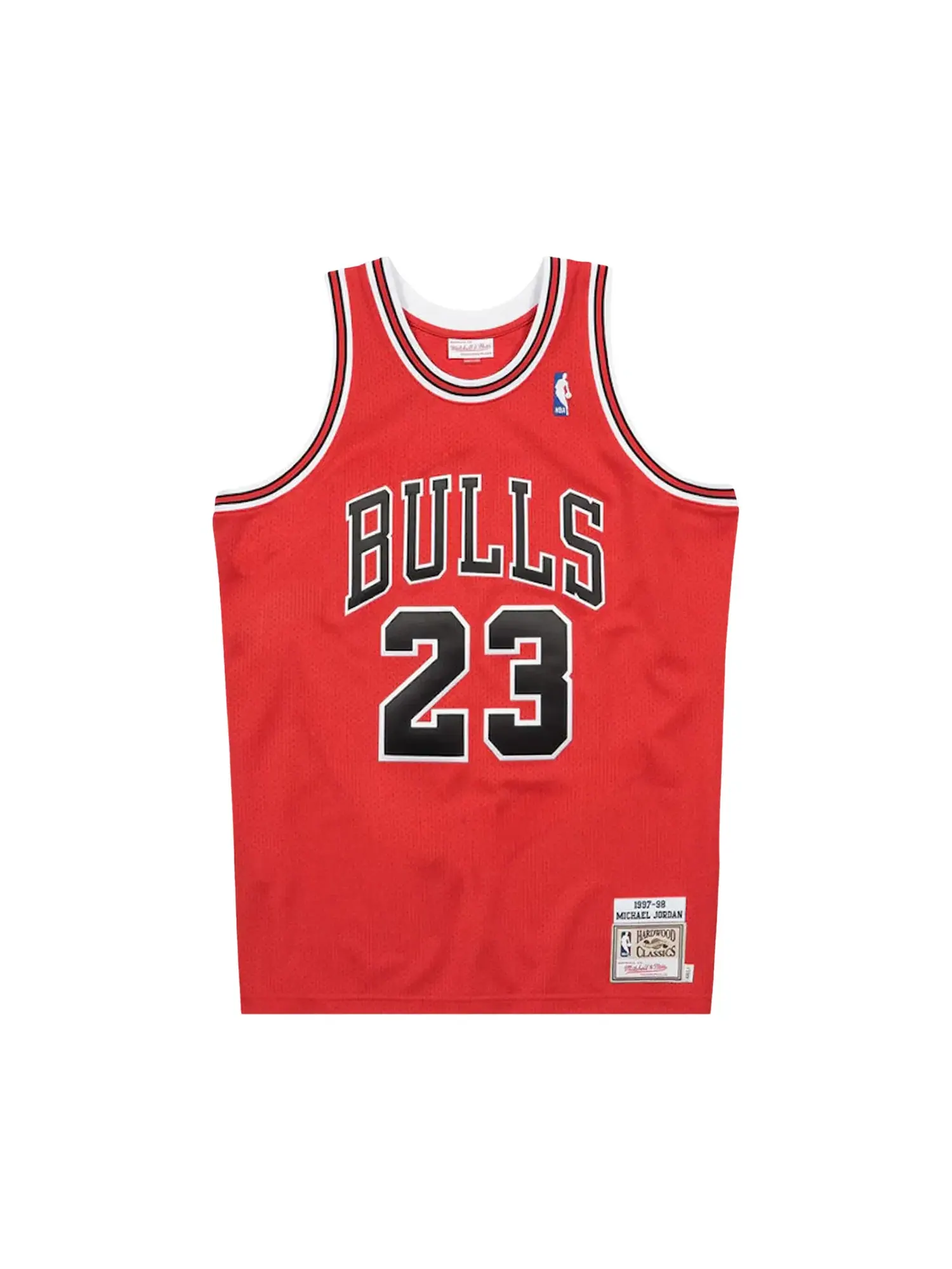 Футболка Mitchell & Ness Michael Jordan Chicago Bulls 1997-98 Authentic — изображение 1 из 2, красный