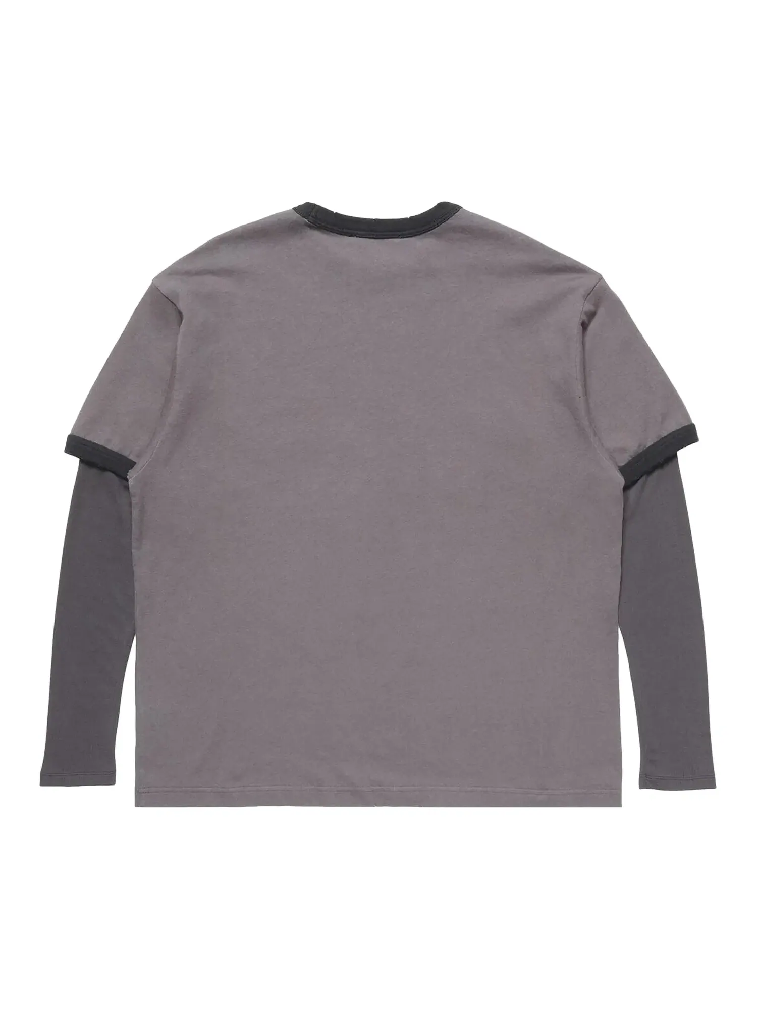 Лонгслив Acne Studios Layered Two-In-One — изображение 2 из 2, фиолетовый/черный