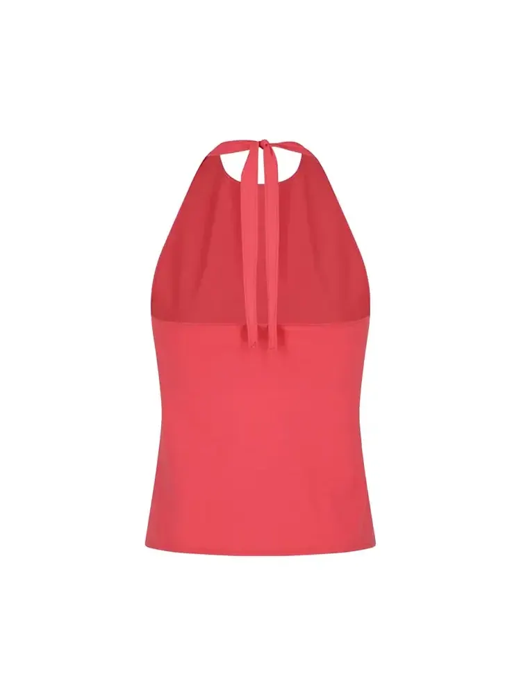 Топ Amomento Jersey Halter Neck Top — изображение 2 из 2, красный