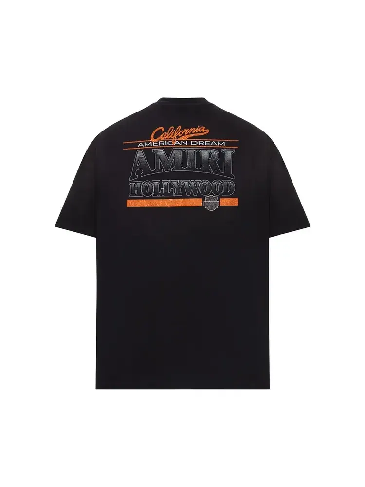 Футболка Amiri American Dream Crystal Tee — изображение 2 из 2, черный