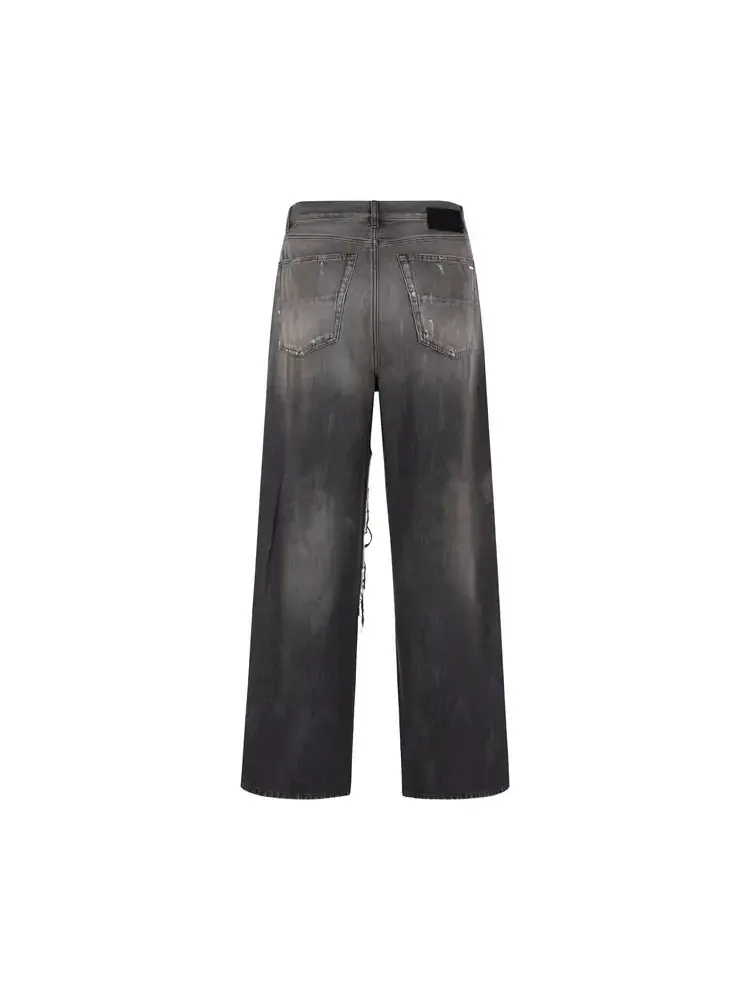 Свободного кроя Amiri Carpenter Repaired Baggy 'Crafted Black' — изображение 2 из 2, черный