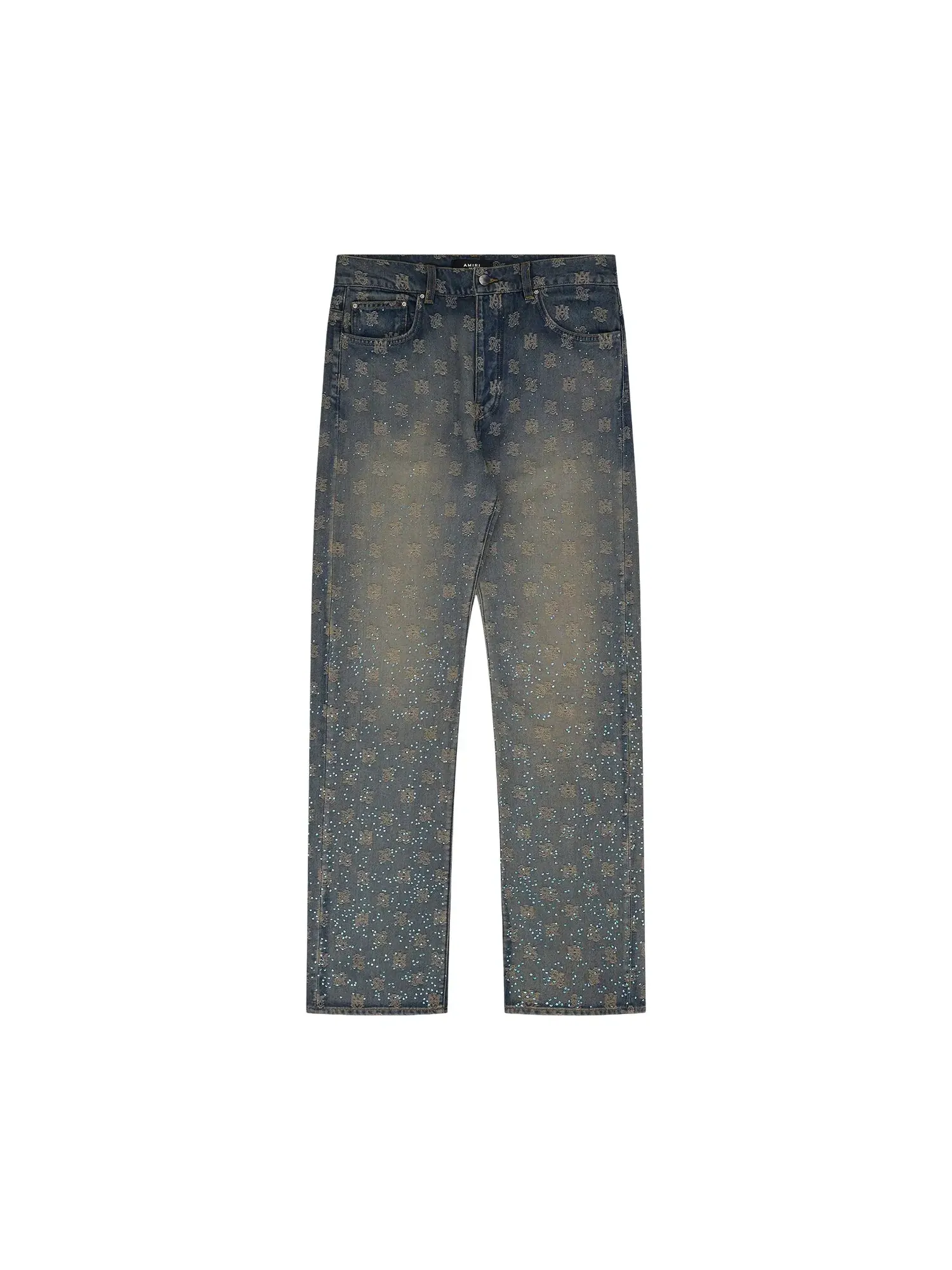 Джинсы Amiri Crystal Burst MA Paisley Straight Jean — изображение 1 из 1, индиго