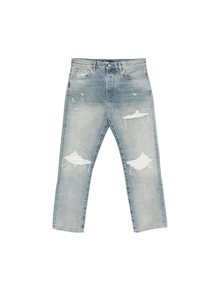 Джинсы Amiri Suede Straight MX1 Jean — изображение 1 из 1, индиго