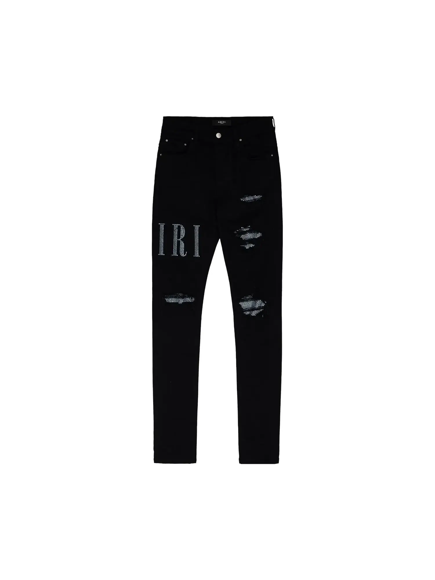 Джинсы Amiri Crystal Core Logo — изображение 1 из 1, черный