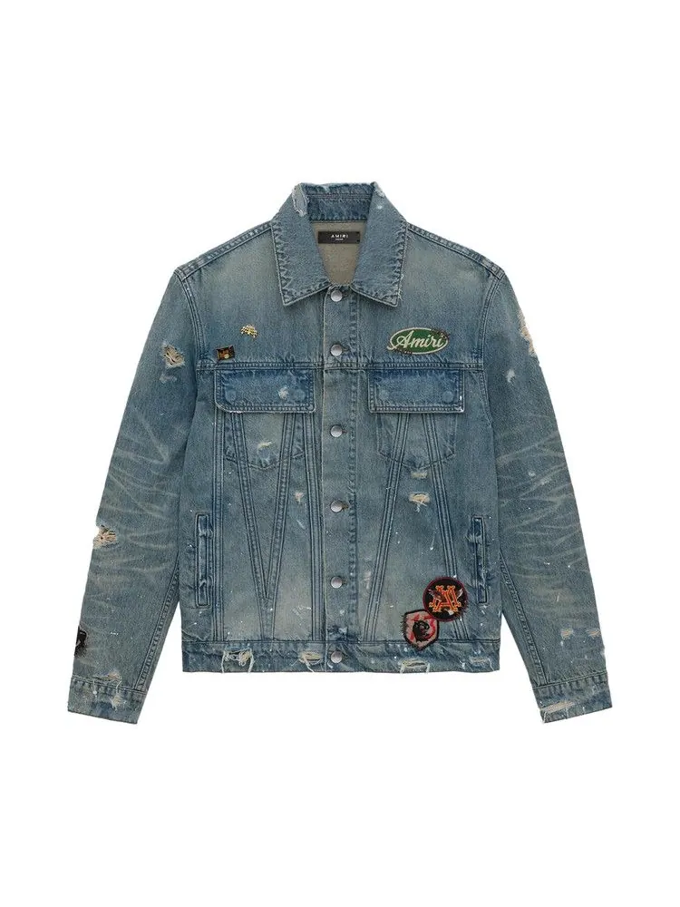 Куртка Amiri Vintage Pegasus Trucker Jacket — изображение 1 из 2, индиго