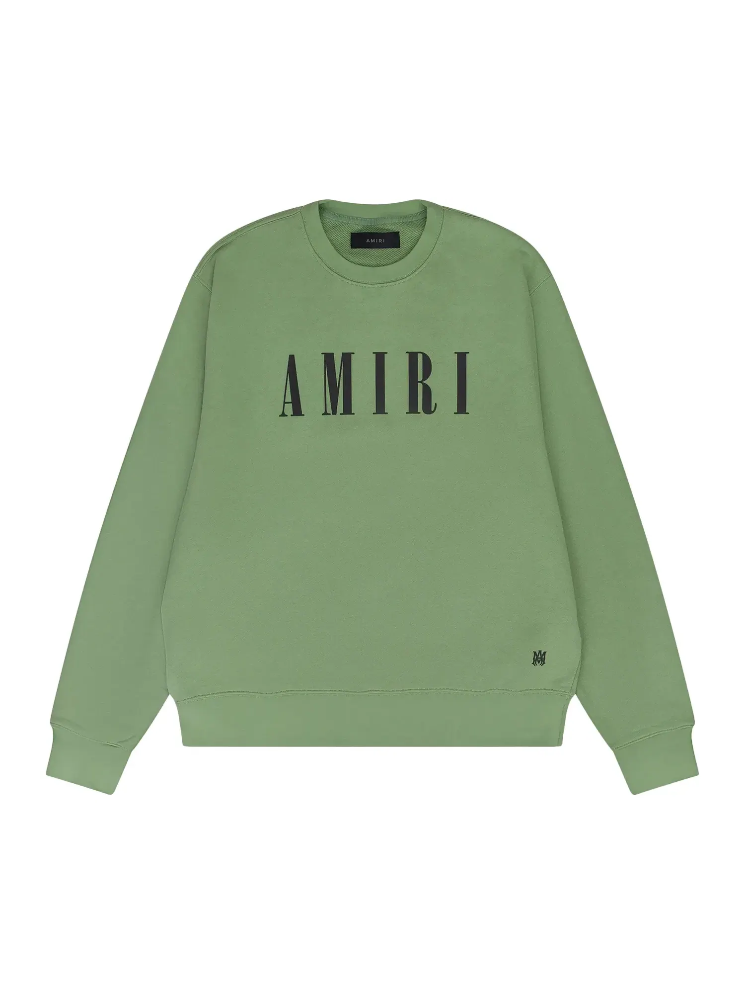 Свитшот Amiri Mineral Core Logo Crew — изображение 1 из 1, зеленый