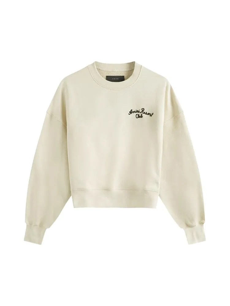 Свитер Amiri Oversized Crew — изображение 1 из 1, березовый