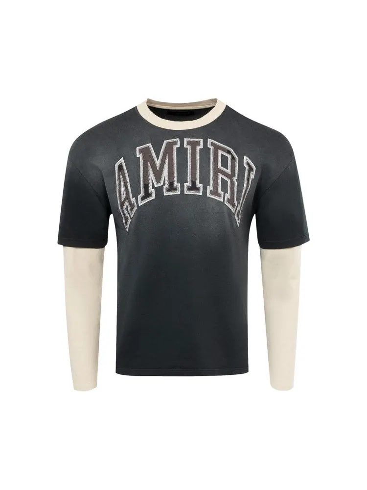 Футболка Amiri Vintage Long-Sleeve Tee — изображение 1 из 1, черный
