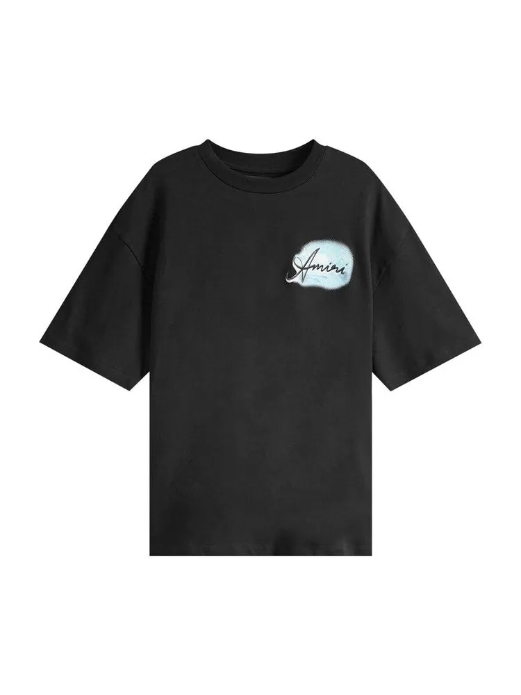 Футболка Amiri Airbrush Oversized Tee — изображение 1 из 1, черный