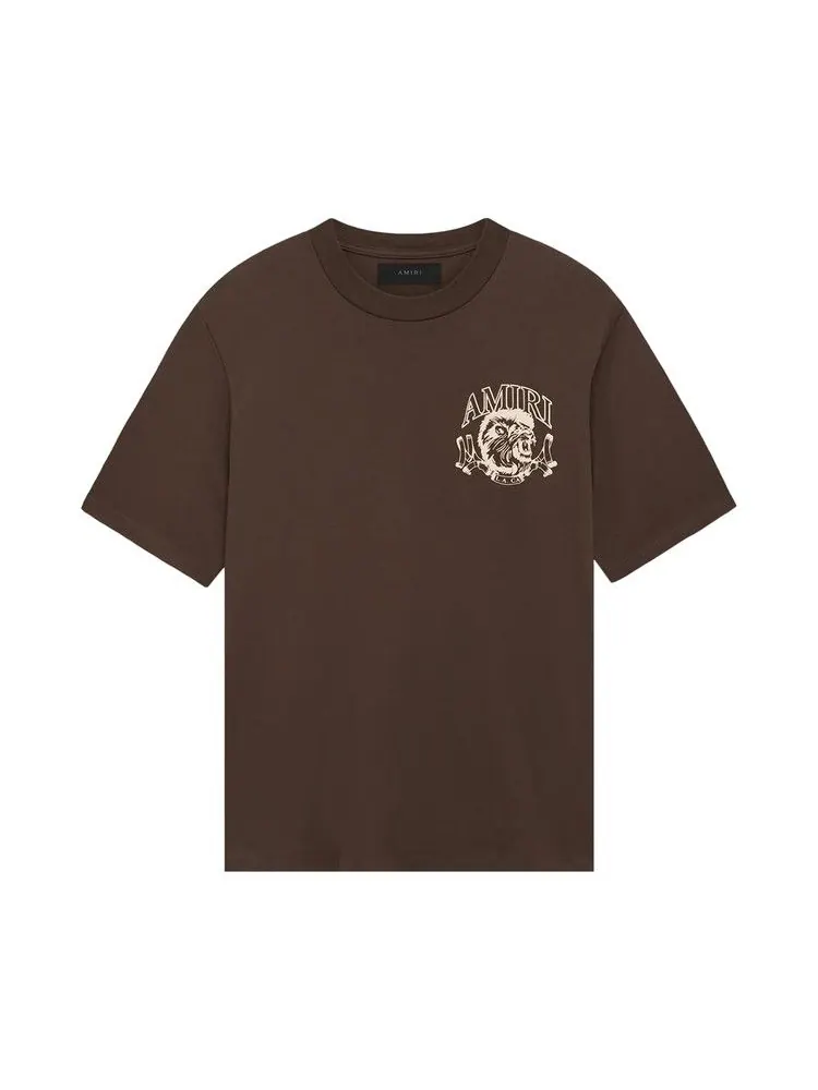 Футболка Amiri Lion Outline Tee — изображение 1 из 1, коричневый