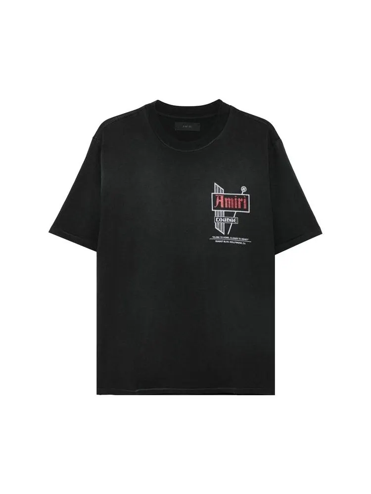 Футболка Amiri Vintage Lounge Tee — изображение 1 из 1, черный