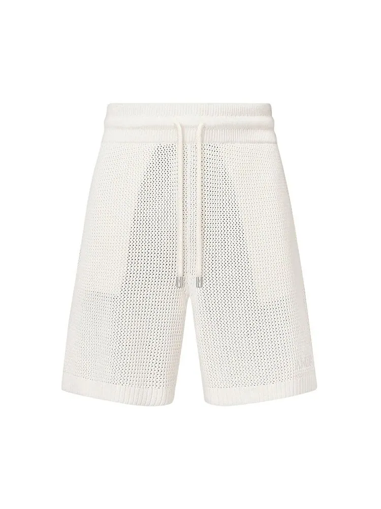 Шорты Amiri Crochet Mesh Short — изображение 1 из 1, белый