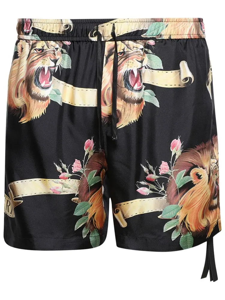 Шорты Amiri Lion Short 'Black' — изображение 1 из 1, черный