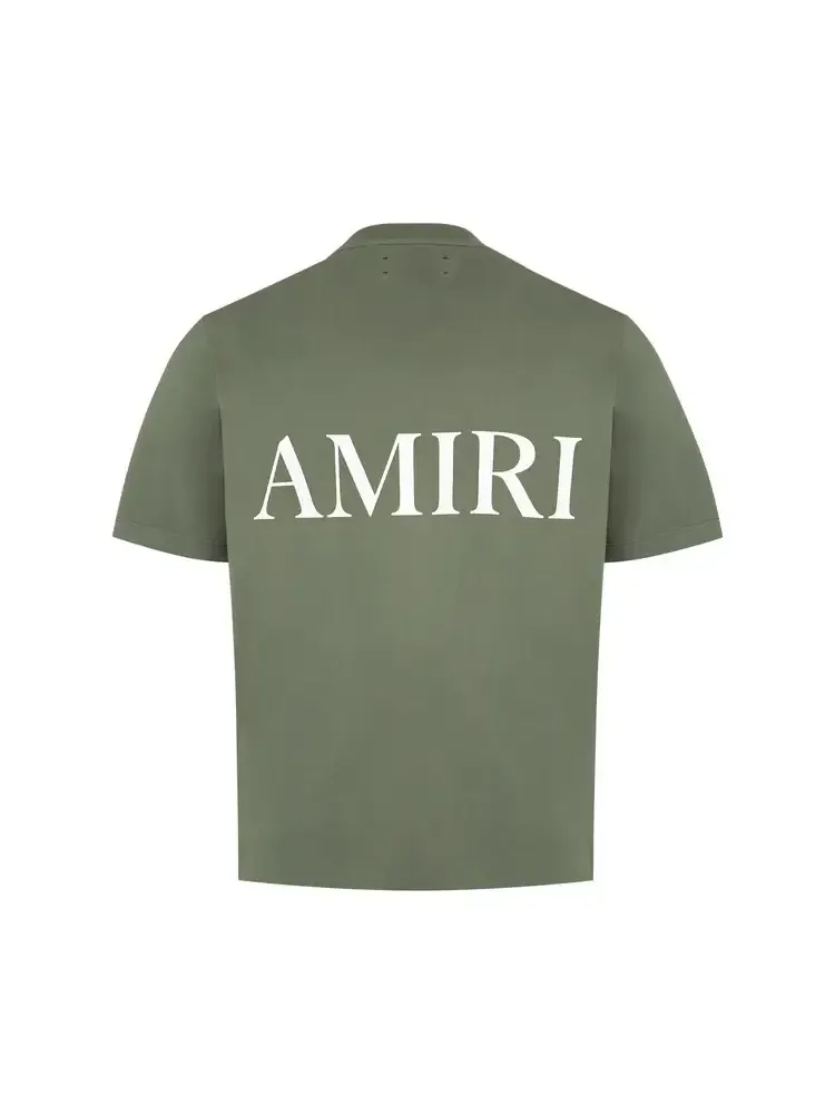 Футболка Amiri MA Core Logo Tee 'Dark Sage' — изображение 2 из 2, зеленый