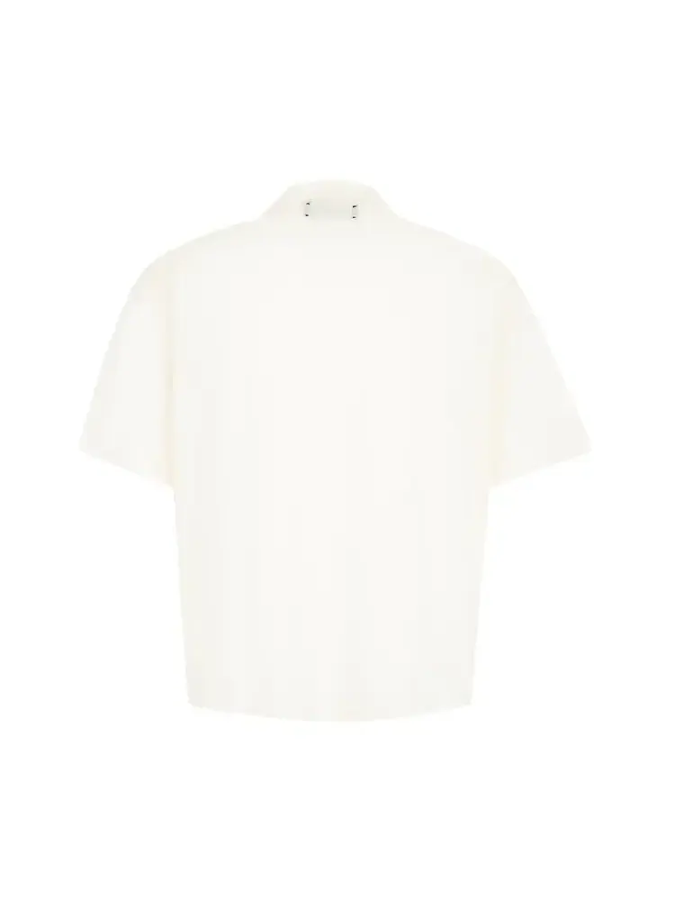 Укороченная футболка Amiri South Cali Flock Crop Tee — изображение 2 из 2, белый