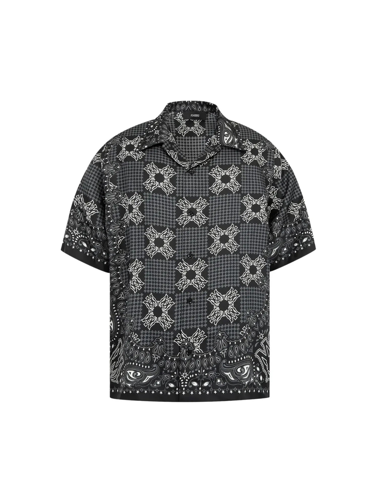 Рубашка Amiri MA Check SE Camp Shirt — изображение 1 из 2, черный