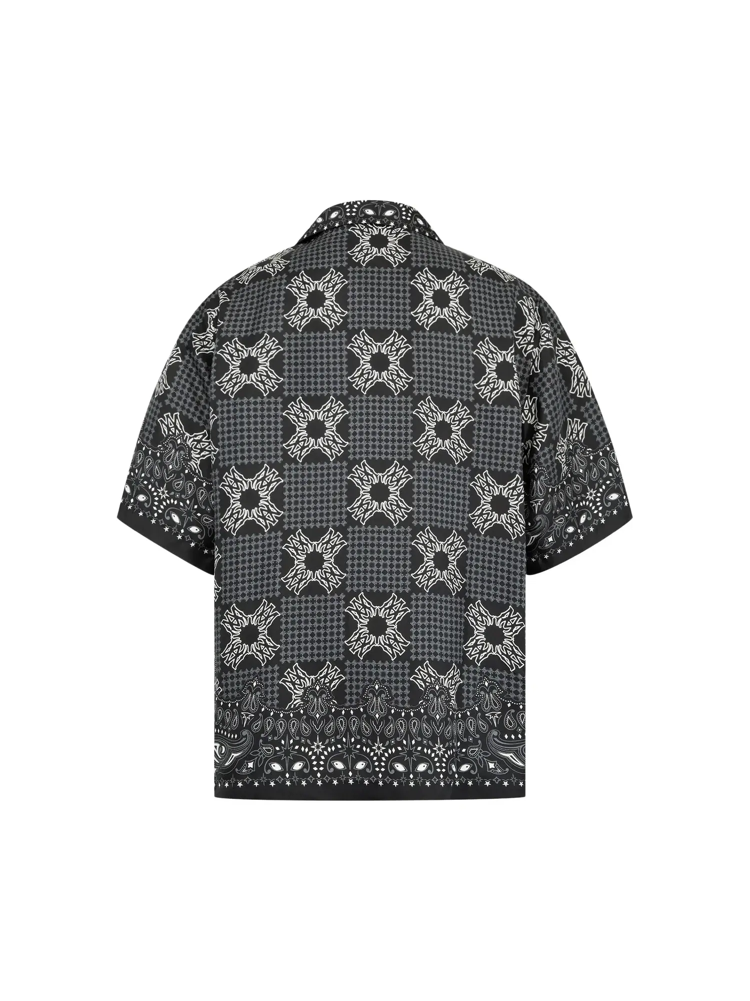 Рубашка Amiri MA Check SE Camp Shirt — изображение 2 из 2, черный
