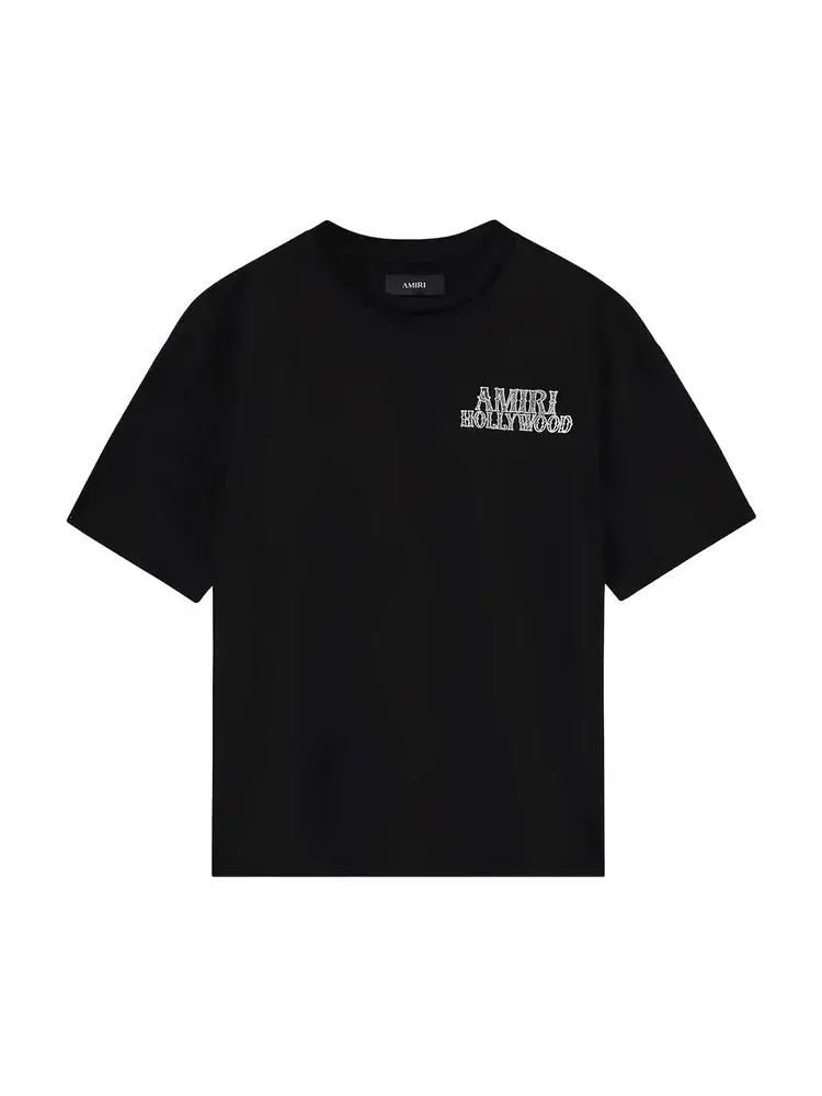 Футболка Amiri Hollywood Oversized — изображение 1 из 1, черный