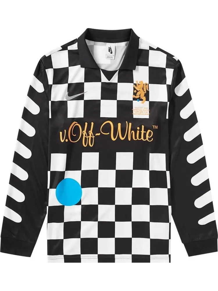Футболка Nikelab x Off-White Mercurial NRG X Football Jersey 'Black' — изображение 1 из 1, черный
