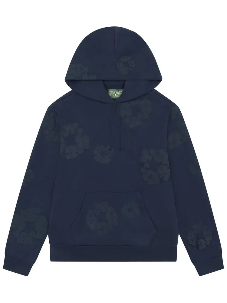 Худи Denim Tears Mono Cotton Wreath Hoodie — изображение 1 из 2, синий