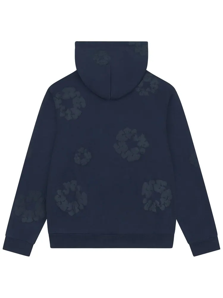 Худи Denim Tears Mono Cotton Wreath Hoodie — изображение 2 из 2, синий