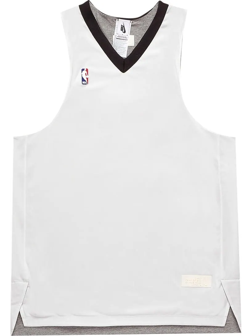 Футболка Nike x Fear of God Reversible Jersey 'Summit White/Dark Heather Grey' — изображение 1 из 2, серый
