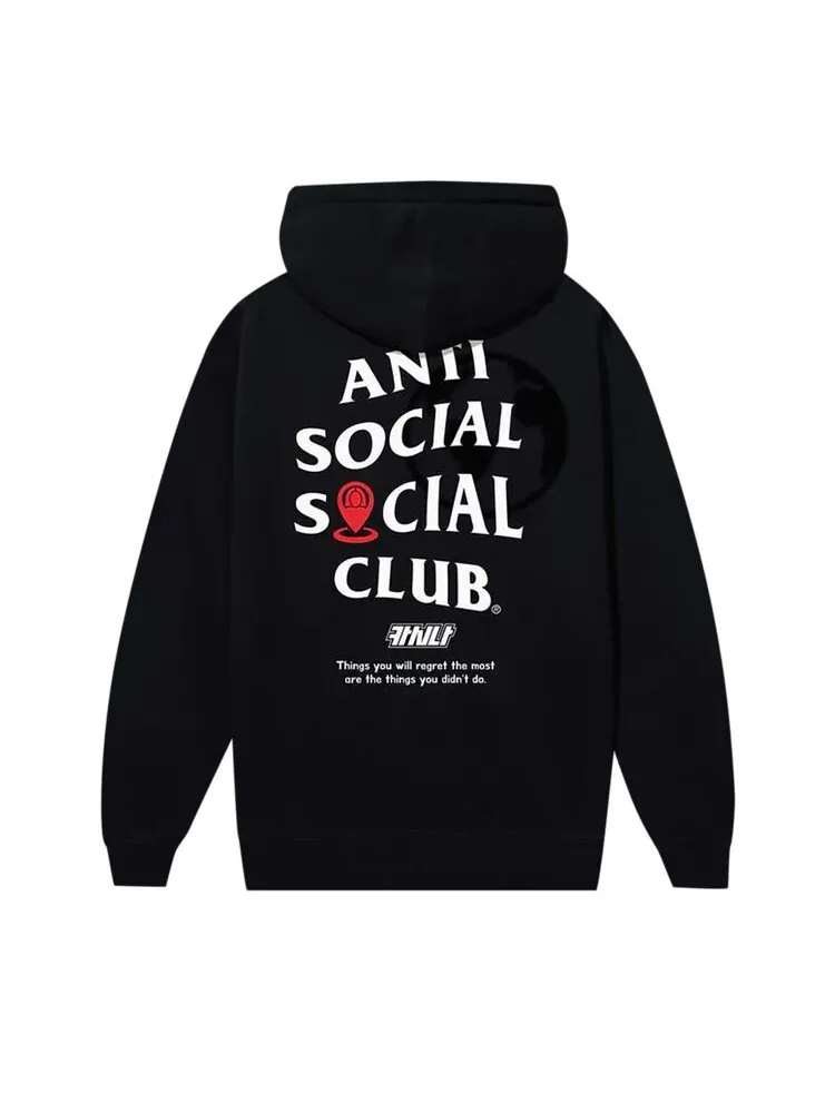 Худи Anti Social Social Club x Kasina Road No.1 Hoodie Black — изображение 2 из 2, черный
